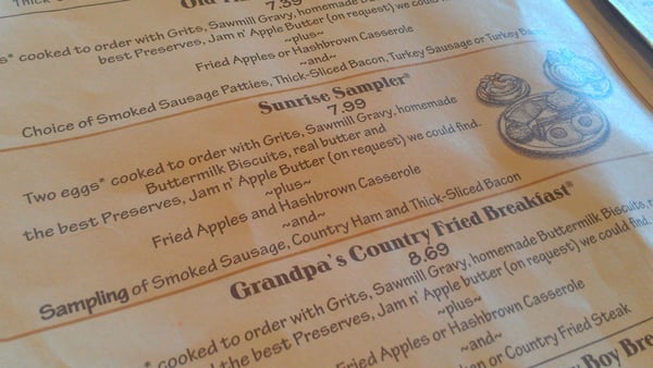 Menu photo 3 Cracker Barrel Old Country Store Cincinnati, OH Menu photo 3 Cracker Barrel Old Country Store Cincinnati, OH