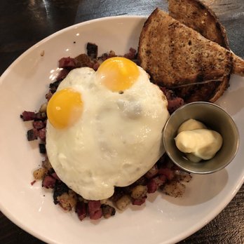 Friedman's - Pastrami hash and sunny side eggs - Breakfast & Brunch Near Me - New York, New York