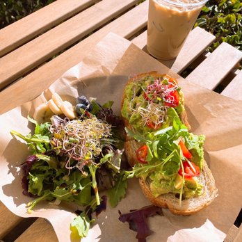 Enchanted Coffee Bar - Avocado Truffle Toast + Latte - Coffee & Tea Near Me - La Mirada, California