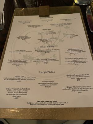 Menu photo 1 Oakes & Evelyn Montpelier, VT Menu photo 1 Oakes & Evelyn Montpelier, VT