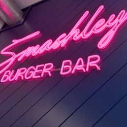 neon sign with logo neon sign with logo