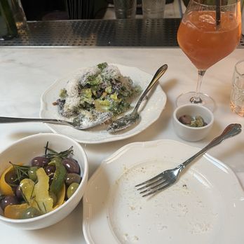 Donna's - Ceasar salad & marinated olives - Italian Near Me - Los Angeles, California Donna's - Ceasar salad & marinated olives - Italian Near Me - Los Angeles, California
