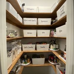 Creating Space - Pantry