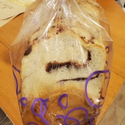 Sliced Swirled Red Bean bread Sliced Swirled Red Bean bread