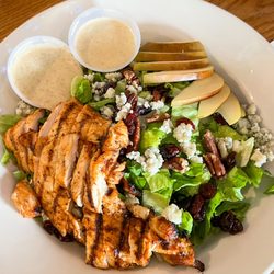 The Painted Pony Restaurant - Harvest Salad with grilled chicken & honey mustard dressing