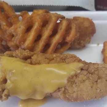 Funnel Cake Paradise - Chicken fingers and seasoned waffle fries - Bakeries Near Me - Dallas, Texas
