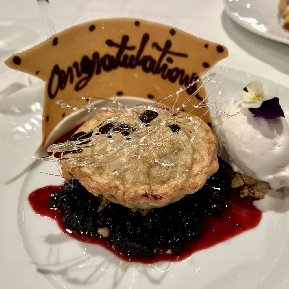 Foray - Huckleberry pie - New American Near Me - Carmel-by-the-Sea, California