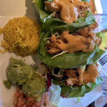 Cask'n Flagon - Blackened Chicken Lettuce Tacos - Sports Bars Near Me - Boston, Massachusetts