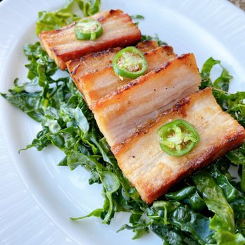 The Lost Fox - Bourbon Glazed Pork Belly - New American Near Me - Ashburn, Virginia The Lost Fox - Bourbon Glazed Pork Belly - New American Near Me - Ashburn, Virginia