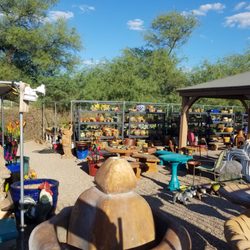 Desert Bloom Garden Center - Talavera pots and concrete yard art also available.