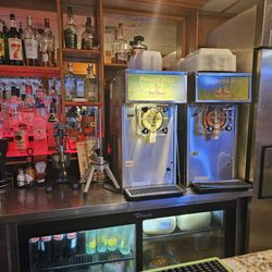 Dos Salsas - Georgetown - They have the frozen concoction that helps you hang on.