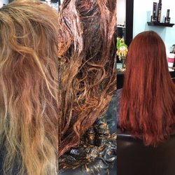 Michael D' Anthony's Salon - Before and after