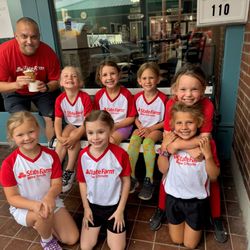 Mike Christie - State Farm Insurance Agent - Mike Christie State Farm - Homeowner's Insurance Agency in Washington, MO - pictured with little league team he sponsored