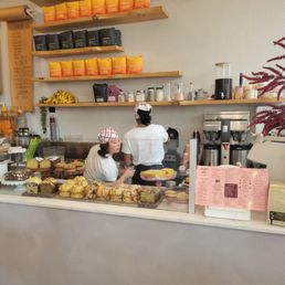 Baked goods and coffee Baked goods and coffee