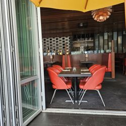 Cactus Club Cafe - Seating inside from pation