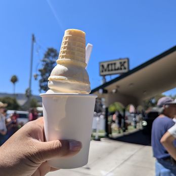 Meadowlark Dairy - Vanilla swirl in a cone, asked for it in a cup! - Ice Cream & Frozen Yogurt Near Me - Pleasanton, California Meadowlark Dairy - Vanilla swirl in a cone, asked for it in a cup! - Ice Cream & Frozen Yogurt Near Me - Pleasanton, California