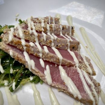 D’Boathaus - Seared Sesame Tuna. - New American Near Me - Hewitt, New Jersey D’Boathaus - Seared Sesame Tuna. - New American Near Me - Hewitt, New Jersey