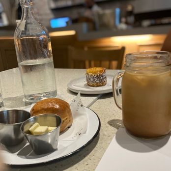 Ol Days - Grandmas scone, Coconut and DDL Alfajor, Iced Latte - Breakfast & Brunch Near Me - Miami, Florida Ol Days - Grandmas scone, Coconut and DDL Alfajor, Iced Latte - Breakfast & Brunch Near Me - Miami, Florida