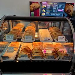 Half Moon Empanadas - Empanadas display case