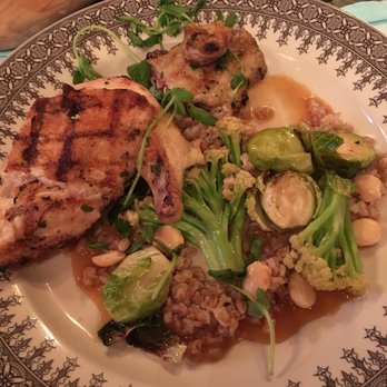 Blue Pig Tavern - Chicken Chicken with Brussels and caulini. - New American Near Me - Cape May, New Jersey Blue Pig Tavern - Chicken Chicken with Brussels and caulini. - New American Near Me - Cape May, New Jersey