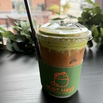 Must Have Coffee - Matcha cream latte - Coffee & Tea Near Me - Monterey Park, California