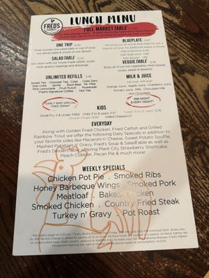 Menu photo 3 Freds Market - Riverview Riverview, FL