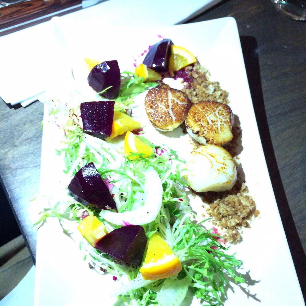 Crazyweed Kitchen - Scallop fennel salad - Asian Fusion Near Me - Canmore, Alberta