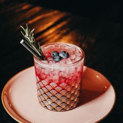 Fox and Crow Bistro - Blueberry crush cocktail