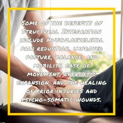 Kevin A Armstrong - Benefits of Structural Integration (sometimes called Rolfing), a systematic manual therapy that aligns and balances the body within gravity.