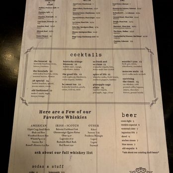 Bosscat Kitchen & Libations - Menu views - Bars Near Me - Orange, California Bosscat Kitchen & Libations - Menu views - Bars Near Me - Orange, California