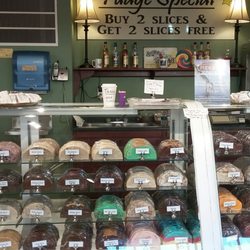 Mackinaw Fudge - Look at all of this fudge! Good prices. Plenty of flavors. Their promotion was "buy two, get two free at $16."