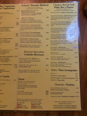 Menu photo 4 Asia Caribe Isla Mujeres, ROO Menu photo 4 Asia Caribe Isla Mujeres, ROO