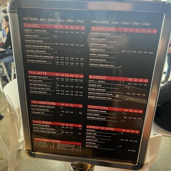 Mercurys Coffee - Menu drinks - Coffee & Tea Near Me - Bellevue, Washington
