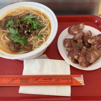 Niuddo 牛粉道面 - Stewed Beef Shank + Spicy Sausages - Chinese Near Me - Flushing, New York Niuddo 牛粉道面 - Stewed Beef Shank + Spicy Sausages - Chinese Near Me - Flushing, New York