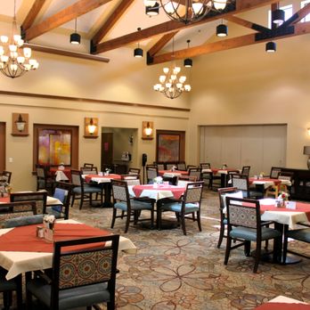 La Posada At Green Valley - This dining room is located in the La Joya assisted living neighborhood at La Posada at Green Valley. - Retirement Homes Near Me - Green Valley, Arizona La Posada At Green Valley - This dining room is located in the La Joya assisted living neighborhood at La Posada at Green Valley. - Retirement Homes Near Me - Green Valley, Arizona