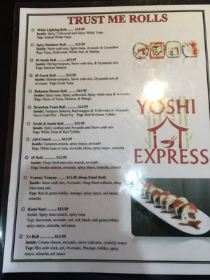 Menu photo 8 Yoshi Express Cleveland, GA Menu photo 8 Yoshi Express Cleveland, GA