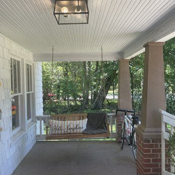 Astraea Coffee - Porch...want to sit and swing a little bit on another visit - Coffee & Tea Near Me - Virginia Beach, Virginia