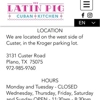 The Latin Pig Cuban Restaurant - Cuban Near Me - Plano, Texas The Latin Pig Cuban Restaurant - Cuban Near Me - Plano, Texas