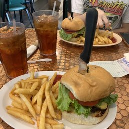 This is a fabulous hamburger, there is none , that have ever come close in my lifetime. It came from the kitchen this way This is a fabulous hamburger, there is none , that have ever come close in my lifetime. It came from the kitchen this way