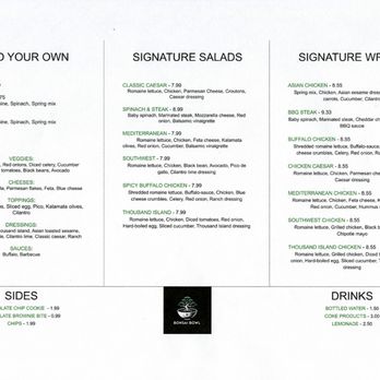 Bonsai Bowl - Menu 06/30/24 - Salad Near Me - Overland Park, Kansas Bonsai Bowl - Menu 06/30/24 - Salad Near Me - Overland Park, Kansas
