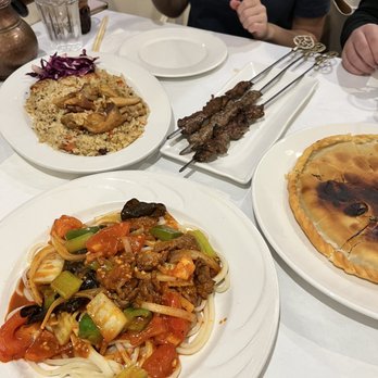 Dolan's - Laghman, Uyghur Polo, lamb skewers, goshnaan - Asian Fusion Near Me - Alhambra, California