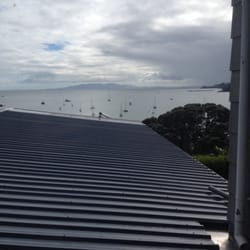 Delight Cafe - Views down to Oneroa Beach and out across to the Coromandel.