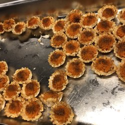 Chef Jeff - Carrot soufflés in phyllo cups - going fast!