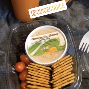 Juice-C-Juice - Fight a cold, ginger shot with Cheyenne and salmon salad! - Juice Bars & Smoothies Near Me - Carson, California