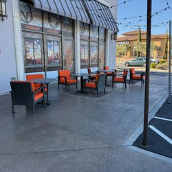 Al's Garage - Patio seating area.