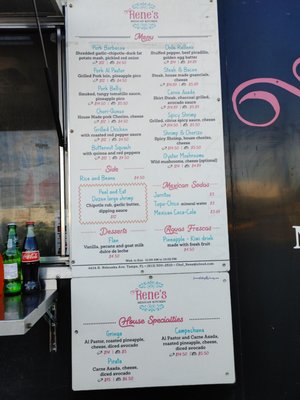 Menu photo 4 Rene’s Mexican Kitchen Tampa, FL