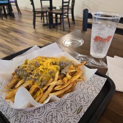La Villa - Green chili fries