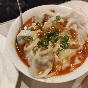 Dumpling Kitchen - Wontons in chili oil...not so good - Chinese Near Me - San Francisco, California