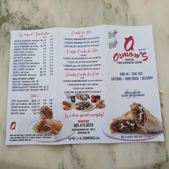 Osmow's Shawarma - Mediterranean Near Me - Markham, Ontario