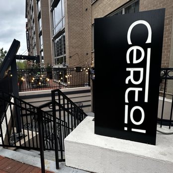 Certo! - Outside - Italian Near Me - Washington, DC, District of Columbia Certo! - Outside - Italian Near Me - Washington, DC, District of Columbia